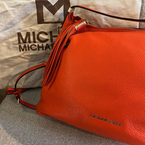 Michael Kors Handbags - Michael Kors Orange/red Handbag